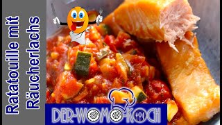 Ratatouille mit Räucherlachs Kochen im Wohnmobil DerWomoKoch [upl. by Brynne]