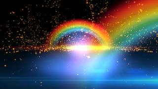 4K Beautiful Double Rainbow Spiritual Realm Animation Background [upl. by Omrelliug903]