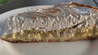 Recette tarte à la rhubarbe meringuée [upl. by Akinnor772]