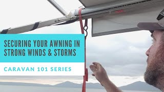 Caravan RV 101 Securing your Awning Supapeg Alternative [upl. by Huesman]