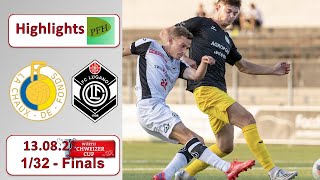 Highlights FC La Chaux  de  Fonds vs FC Lugano 130821 [upl. by Eterg]