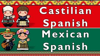 CASTILIAN SPANISH amp BAJIO MEXICAN SPANISH [upl. by Llertal]