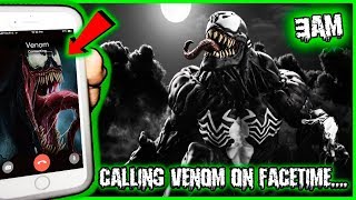 WE ARE VENOM CALLING VENOM ON FACETIME AT 3 AM GONE WRONG GET ATTACKED BY VENOM  BAD IDEA [upl. by Lieberman]