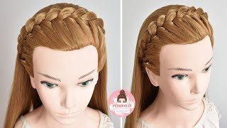 DIADEMA CON TRENZAS  PEINADOS PARA PRINCIPIANTES FÁCILES  MODA 2020 [upl. by Snider565]