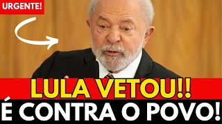 EITA VETO DO PRESIDENTE ASSUST0U TODO MUNDO [upl. by Assyram]