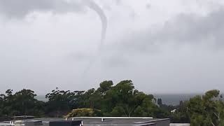 Giant Waterspout Swirls Off Sydney Coast [upl. by Weaks900]