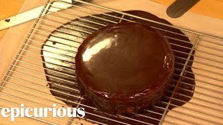 How to Make Austrian Sachertorte Part 4 [upl. by Llevron]