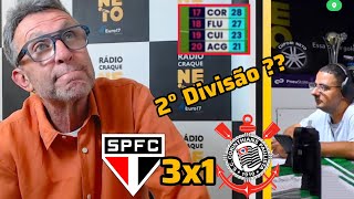 REAÇÃO DO NETO NA DERROTA PARA O SÃO PAULO [upl. by Asilak]