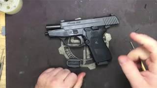 Sig Sauer P239 1 Mag Extension Installation [upl. by Mallen]