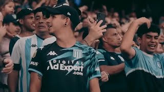 LA HINCHADA DE RACING DESDE LA TRIBUNA  CINE [upl. by Alexa]