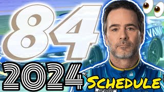 Jimmie Johnson CONFIRMED STARTS for the 2024 NASCAR SEASON [upl. by Yxor]