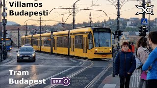 Tram Budapest  Villamos Budapesti  BKK  Hungary  Magyarország [upl. by Imiaj]