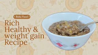 Baby Food  Rich Healthy amp Weight Ragi Oats Apple  For 7 month Babies  Zaak Diaries Baby Food [upl. by Grubman515]