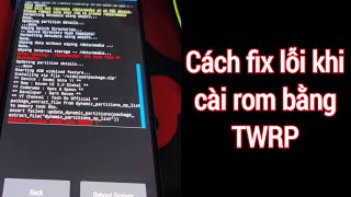 Cách fix lỗi quoterror 1quot khi cài MIUI custom ROM bằng TWRP recovery trên Xiaomi Redmi Note 11 [upl. by Eteragram]