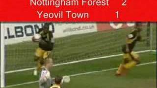 Nottingham forest vs Yeovil goals highlights and celebration [upl. by Eugenius]