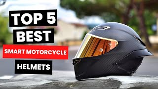 Top 5 Best Smart Motorcycle Helmets 2024 [upl. by Ermeena]