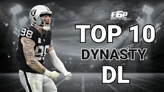 Dynasty Football Top 10 IDP Defensive Lineman Rankings You Need to Win [upl. by Ymirej]