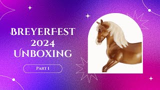 BreyerFest Unboxing 2024  Part 1 [upl. by Nimrak]