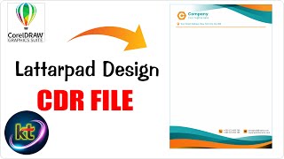 How To Make Letterhead Design in coreldraw Tutorial  Printable Letterpad Design Free CDR File [upl. by Ettegroeg877]