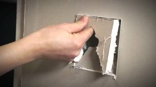 Bunnings DIY Hints and Tips  Fixing A Hole In The Wall [upl. by Wyler]