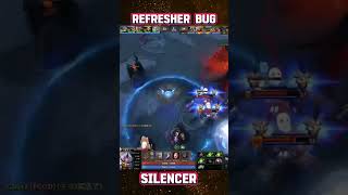 New Refresher Bug 🔥 Silencer Dota 2 dota2 shorts 737 silencer [upl. by Dinin83]