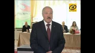 Lukashenko voted quotWe hope for the betterquot [upl. by Nennahs]