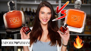 ARMANI STRONGER WITH YOU INTENSELY VS ABSOLUTELY  Which is THE BEST Side by Side Review [upl. by Hardner]