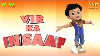 Vir The Robot Boy  Hindi Cartoon For Kids  Vir ka insaaf  Animated Series Wow Kidz [upl. by Aihtibat]