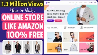 How to Create an eCommerce Website with WordPress FREE – ONLINE STORE 2022 [upl. by Godbeare714]