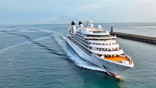 20240322 Seabourn Sojourn 璽寶旅行者號 基隆港 KEELUNG PORT TAIWAN l 4K Drone [upl. by Aridan]