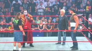 Sting confronts Hulk Hogan amp ATTACKS Eric Bischoff  TNA Wrestling [upl. by Xaviera793]