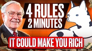 4 Warren Buffet Rules in 2 Minutes [upl. by Ardnued]