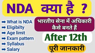 NDA kya hai full information in Hindi  syllabus  NDA eligibility criteria  Exam pattern [upl. by Blanche]