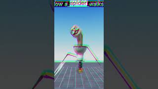 How a Spider walks game skibiditoilet roblox fypシ skibidi [upl. by Yvon453]