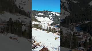 Afternoon in Alpbach Part 1 4k winter alps shorts drone [upl. by Averi]