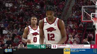 Arkansas vs UNCWilmington  20231230  NCAAB Game [upl. by Trovillion]