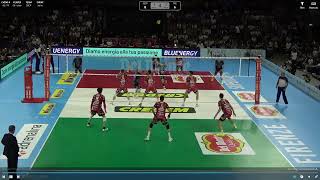 Perugia Serving VS Trento Supercoppa Final Sept 22 2024 [upl. by Tebazile385]