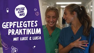 Das gepflegte Praktikum  Folge 1 Luisa amp Luise in der septischen Chirurgie PflegeKannWas [upl. by Winterbottom]