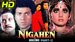 Nigahen HD 1989 Full Hindi Movie  Sridevi Sunny Deol Anupam Kher Pran Gulshan Grover [upl. by Sivart]