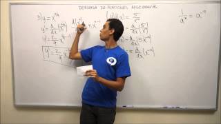 Derivada de Funciones Algebraicas  Ejercicio 1 [upl. by Anaiek]