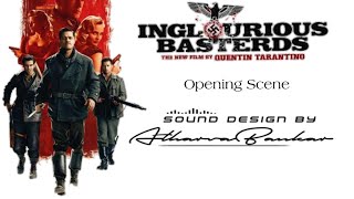 Inglorious Bastards  Opening Scene  Sound Design  Atharva Bankar [upl. by Irodim]