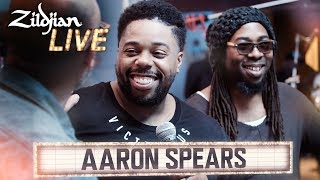 Zildjian LIVE  Aaron Spears Interview [upl. by Etteloiv]