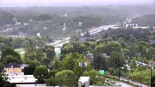 Strong storms in Asheville North Carolina [upl. by Haroppizt]