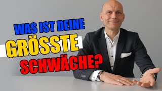 Was ist Ihre größte Schwäche 10 gute Schwächen und wie du sie im Job Interview einsetzt [upl. by Kiona373]