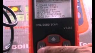 how to use VS550 VgateScan OBD EOBD scan tool [upl. by Ahsinik]