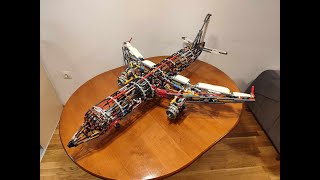 LEGO Technic Airplane with Control motors HK07 [upl. by Leunas]