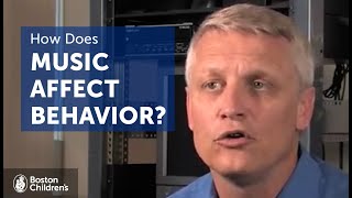 How does music affect behavior  Boston Childrens Hospital [upl. by Rednas606]