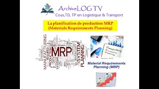 Planification de la production MRP Material Requirements Planning [upl. by Eihs]