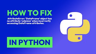 PYTHON  DataFrame object has no attribute sort [upl. by Arihsak18]