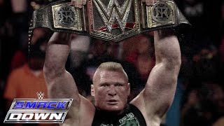 Brock Lesnar vs Seth Rollins The Road to Battleground SmackDown July 16 2015 [upl. by Kahlil287]